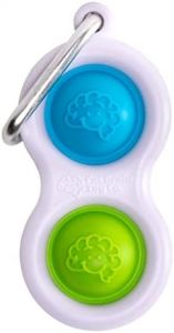 Fat Brain Toys Simpl Dimpl - Simple Dimple - Orange/Lime - Poppin