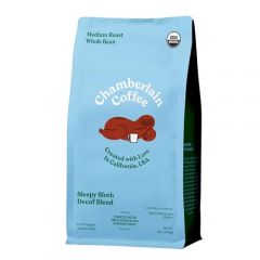 Chamberlain Coffee Sleepy Sloth Decaf Blend - Zero Caffeine, Medi