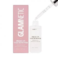 Glamnetic Press On Nails - Angel | Opaque White Short Almond Nail