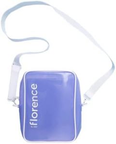 florence by mills Convertible Crossbody Cosmetic Bag, Clear Puple