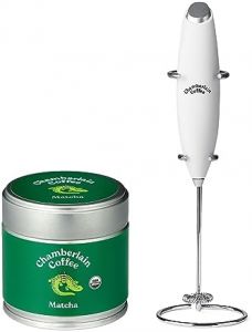 Chamberlain Coffee Matcha & Frother Bundle - 100% Organic Mat