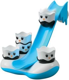 Fat Brain Toys Dimpl Wobbl - Blue - Travel-Friendly Baby Sensory 