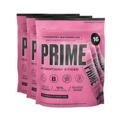 PRIME HYDRATION+ Sticks Strawberry Watermelon | Hydration Powder 