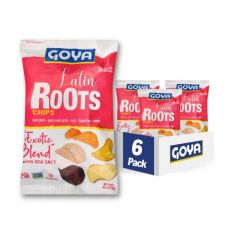 Goya Foods Exotic Blend With Sea Salt Latin Roots Chips, 6 Ounce 