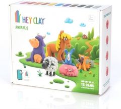 Fat Brain Toys Hey Clay Eco Cars - Clay Kit with Interactive App,