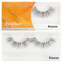 Lilac St - Feather Natural Faux Eyelash Clusters (12mm) - Cat Eye