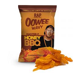 Rap Snacks Master P Honey BBQ Wavy Potato Chips 2.5 Oz Bags-Pack 