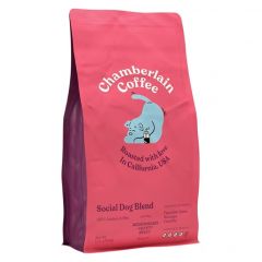 Chamberlain Coffee Social Dog Blend, Full Bodied Organic Coffee w