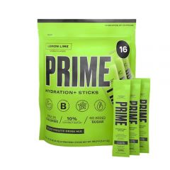 PRIME HYDRATION+ Sticks Lemon Lime | Hydration Powder Single Serv