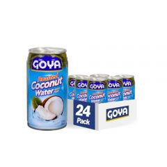 Goya Foods Roasted Coconut Water with Pulp, 11.8 Fl Oz (Pack of 2