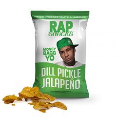 Rap Snacks Moneybagg Yo Dill Pickle Jalape? Potato Chips 2.5 Oz B