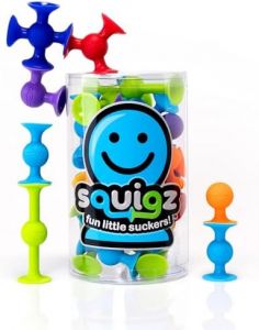 Fat Brain Toys SpinAgain - Corkscrew Stack-and-Sort Toy for Babie
