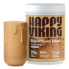 Happy Viking Iced Coffee Protein Powder, Created by Venus William