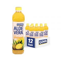 Goya Foods Aloe Vera Drink With Pineapple Flavor, 50.8 Fl Oz (Pac
