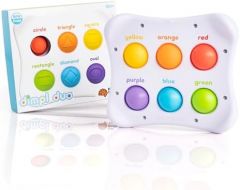 Fat Brain Toys Whirly Squigz - 3 Silicone Spinners for Toddlers &