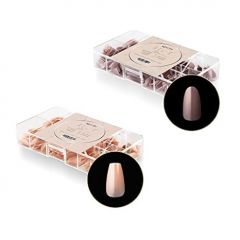 Apres Nail Neutrals Gel-X Mia Natural Stiletto Short & Alex N