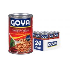 Goya Foods Mexican Style Cowboy Beans in Sauce, 15 Ounce (Pack of