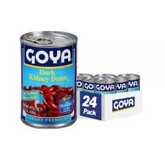 Goya Foods Low Sodium Dark Red Kidney Beans, 15.5 Ounce (Pack of 