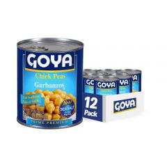 Goya Foods Low Sodium Chick Peas, Garbanzo Beans, 29 Ounce (Pack 