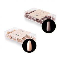 Apres Nail Neutrals Gel-X Mia Natural Coffin Short & Alex Nat