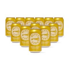 Betty Buzz Meyer Lemon Club Soda, Premium Sparkling Soda by Blake