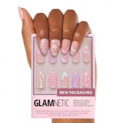 Glamnetic Press On Nails - Hailey | Glossy, Semi-Transparent, Sho