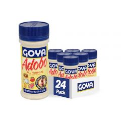 Goya Adobo All Purpose Seasoning Without Pepper, Vegan, Natural, 