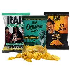 Rap Snacks Lil Baby, Lil Durk and Migos Cheddar Cheese and Sour C