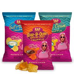 Rap Snacks Nicki Minaj Sour Cream and Truffle, Honey BBQ Truffle 
