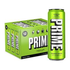 PRIME Energy LEMON LIME | Zero Sugar Energy Drink | Preworkout En