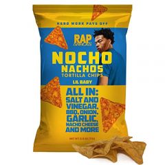 Rap Snacks Lil Baby All In Nocho Nachos Tortilla Chips 2.5 Oz Bag