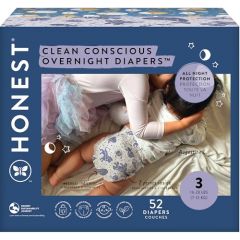 The Honest Company Clean Conscious Overnight Diapers | Plant-Base