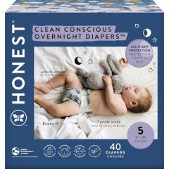 The Honest Company Clean Conscious Overnight Diapers | Plant-Base