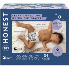 The Honest Company Clean Conscious Overnight Diapers | Plant-Base