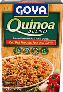 Goya Foods Quinoa Blend with Red Bell Peppers, Peas and Garlic, 6