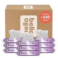 Hello Bello Extra Gentle Lavender Scented Baby Wipes - Made with 