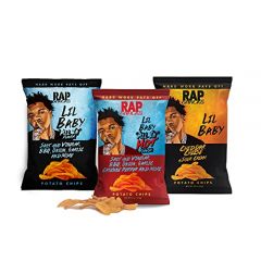 Rap Snacks Lil Baby, Cheddar and Sour Cream, All In and All In Ho