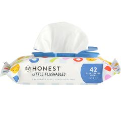 The Honest Company Plant-Based Toddler Flushable Wipes | Designed