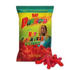 Rap Snacks Lil Durk Durkio's Hot Puffin Fries with Ranch 2.5