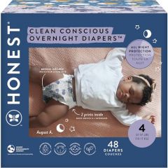 The Honest Company Clean Conscious Overnight Diapers | Plant-Base