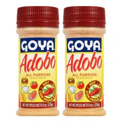 Adobo All Purpose Seasoning with Hot Pepper by Goya, Poultry, Sea