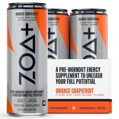 ZOA+ Pre-Workout Energy Drink Supplement - NSF Certified for Spor