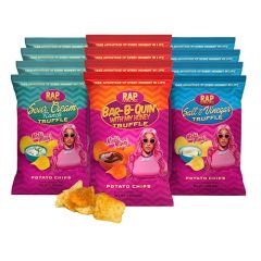Rap Snacks Nicki Minaj Sour Cream and Truffle, Honey BBQ Truffle,
