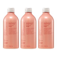 HEY HUMANS Rosewater Ginger Moisturizing Body Wash with Naturally