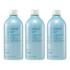 HEY HUMANS Coconut Mint Moisturizing Body Wash with Naturally Der