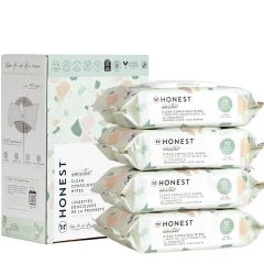 The Honest Company Clean Conscious Unscented Wipes | Over 99% Wat