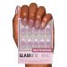 Glamnetic Press On Nails - Baby Blues | Short Almond, Pastel Blue